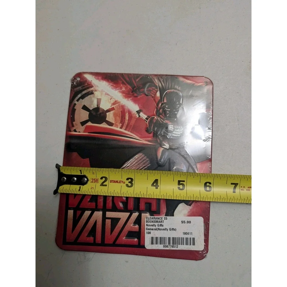 DARTH‎ VADER STAR WARS METAL SIGN Room Decor 7.25x5.75